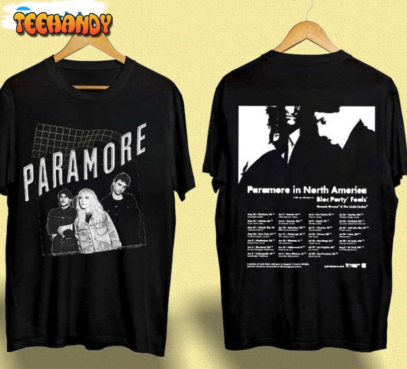 Paramore 2023 In North America Tour Shirt