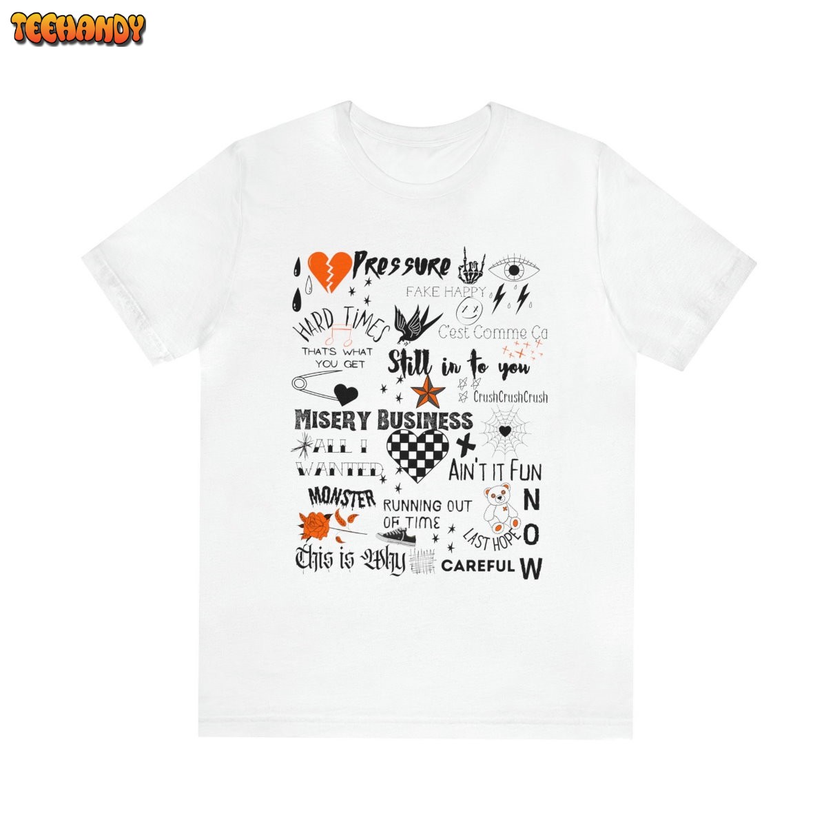 Paramore Emo Punk Throwback This Is Why Millennial Song Lyrics Unisex T Shirt