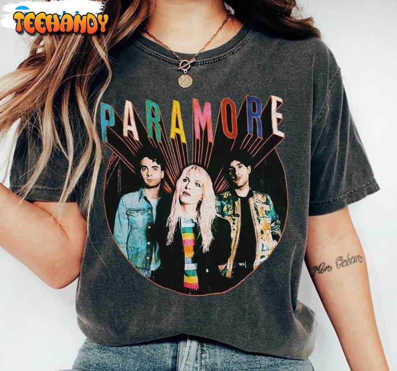 Paramore Tour 2023 Rock Band Music Concert Shirt