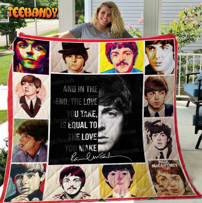 Paul Mccartney 3D Quilt Blanket