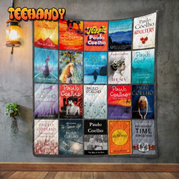 Paulo Coelho Books 3D Customized Quilt Blanket