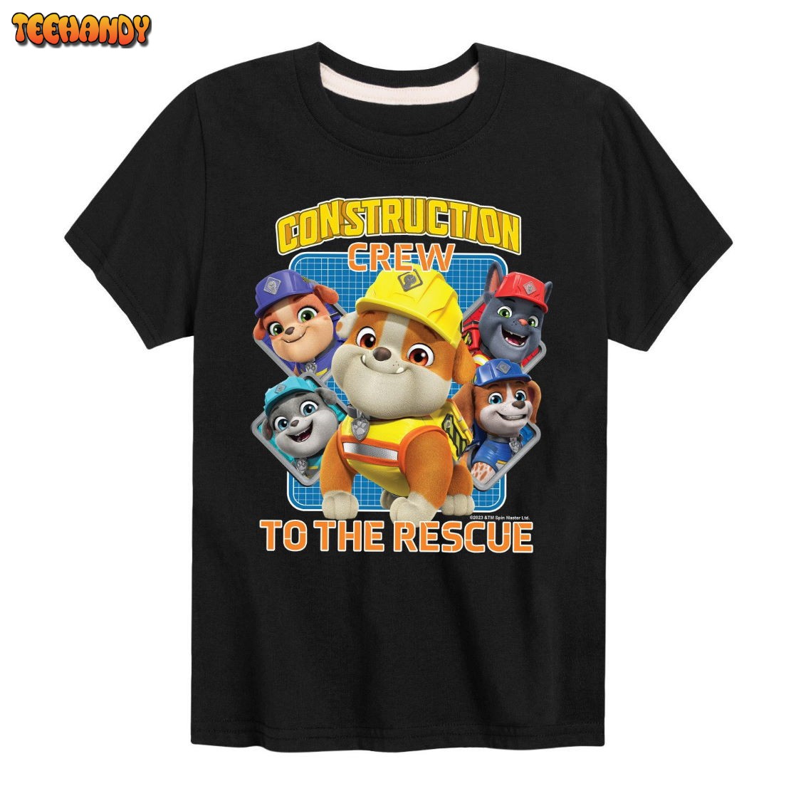 Paw Patrol Rubble & Crew Construction Crew To The Rescue Kid's T Shirt