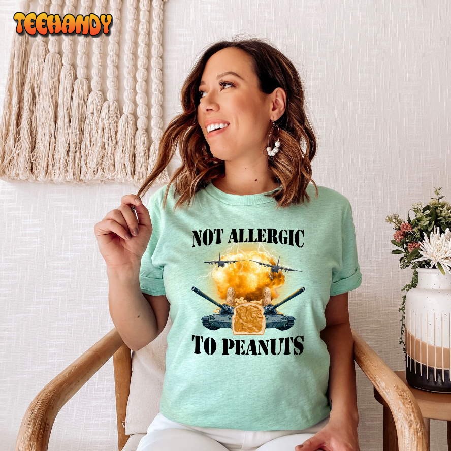 Peanut Allergy Meme Gaslight Ironic Unisex T Shirt