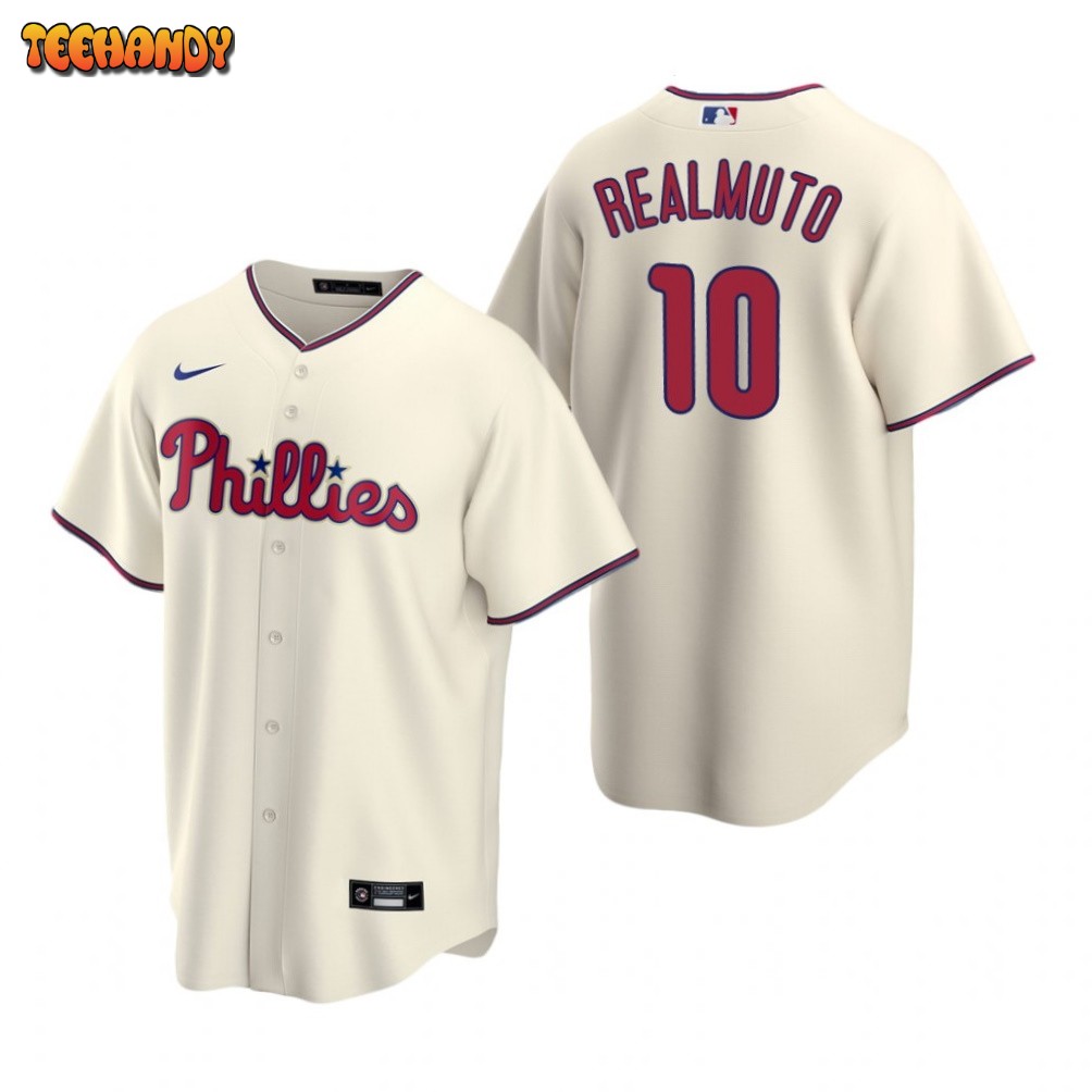 Philadelphia Phillies J.T. Realmuto Cream Alternate Replica Jersey