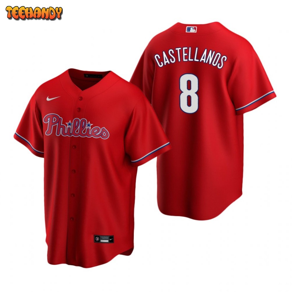 Philadelphia Phillies Nick Castellanos Red Alternate Replica Jersey