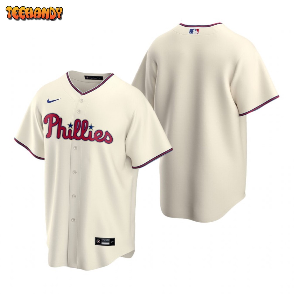 Philadelphia Phillies Team Cream Replica Alternate Jersey