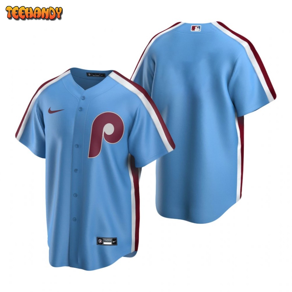 Philadelphia Phillies Team Light Blue Alternate Replica Jersey