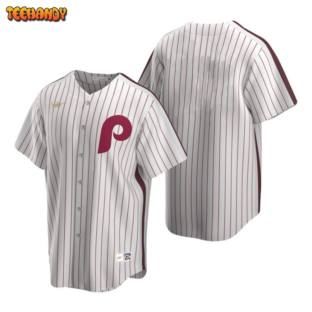 Philadelphia Phillies Team White Cooperstown Collection Jersey
