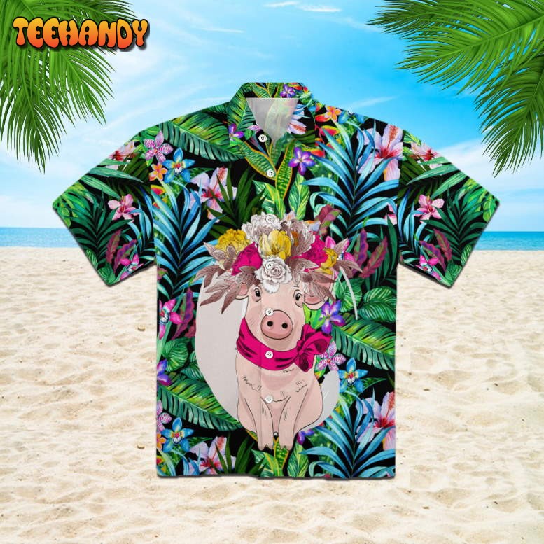 Pig Hawaiian Shirt