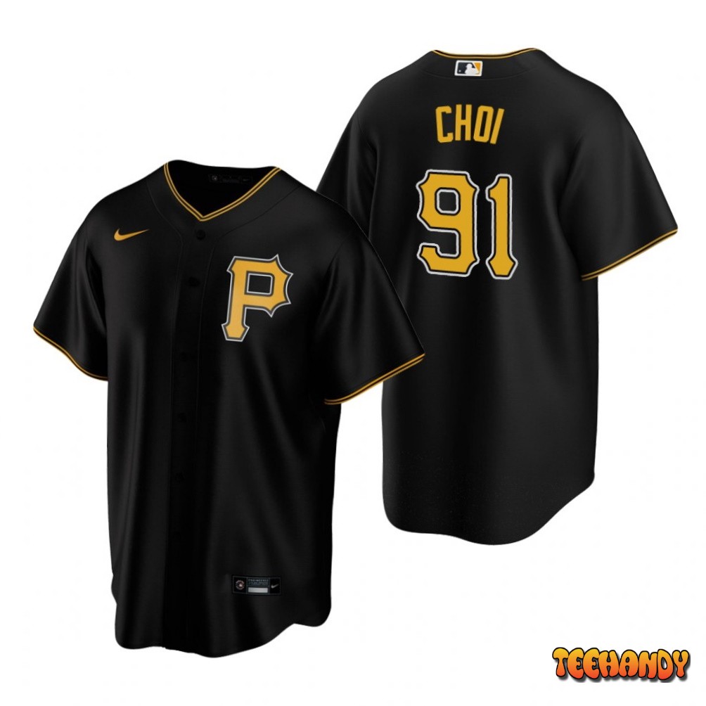 Pittsburgh Pirates Ji Man Choi Black Replica Jersey