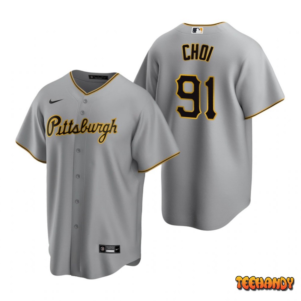 Pittsburgh Pirates Ji Man Choi Gray Road Replica Jersey