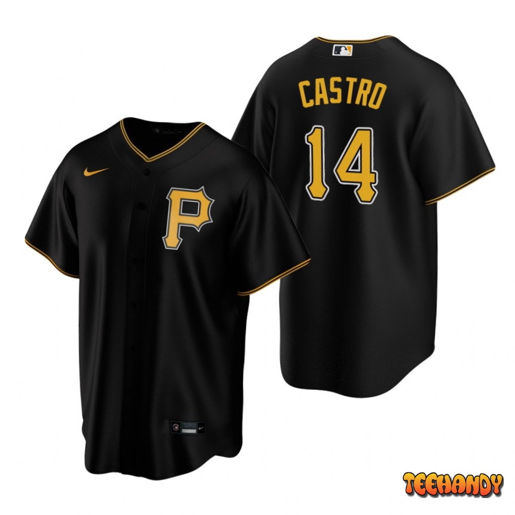 Pittsburgh Pirates Rodolfo Castro Black Replica Jersey