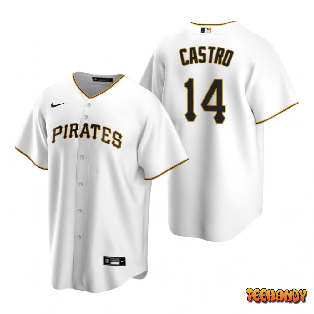 Pittsburgh Pirates Rodolfo Castro White Home Replica Jersey