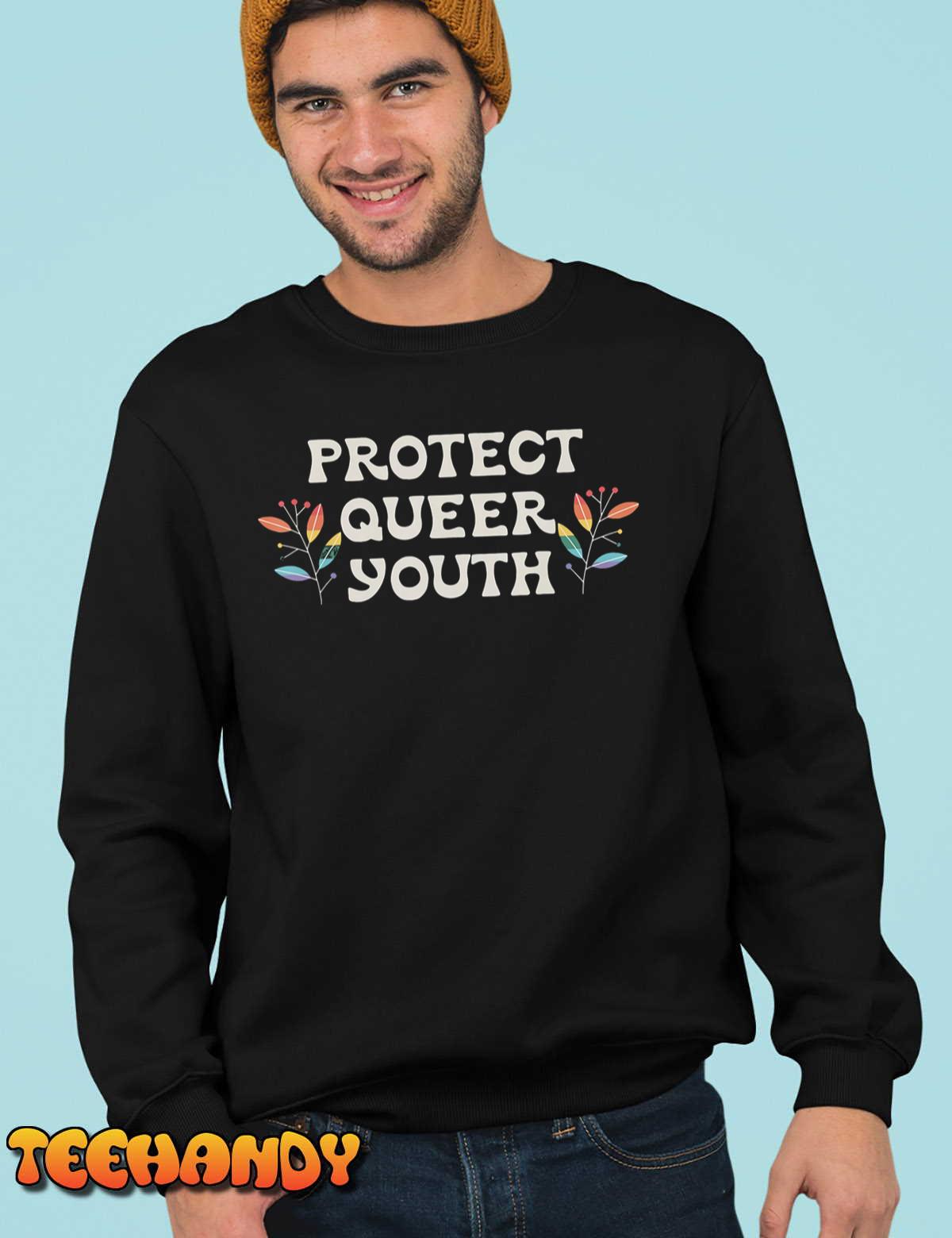 Protect Queer Youth Protect Trans Kids Trans Pride Month T-Shirt