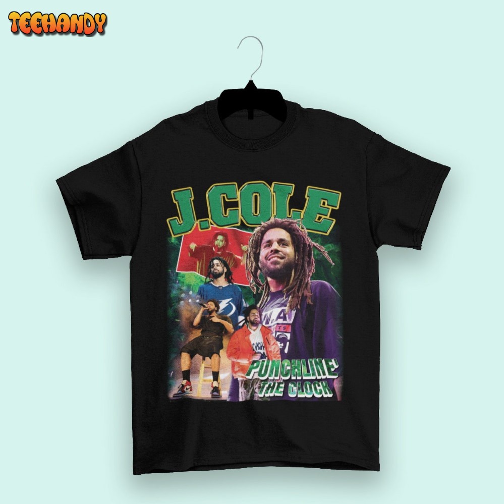 Punchline The Clock J Cole Poster Style Unisex T-Shirt