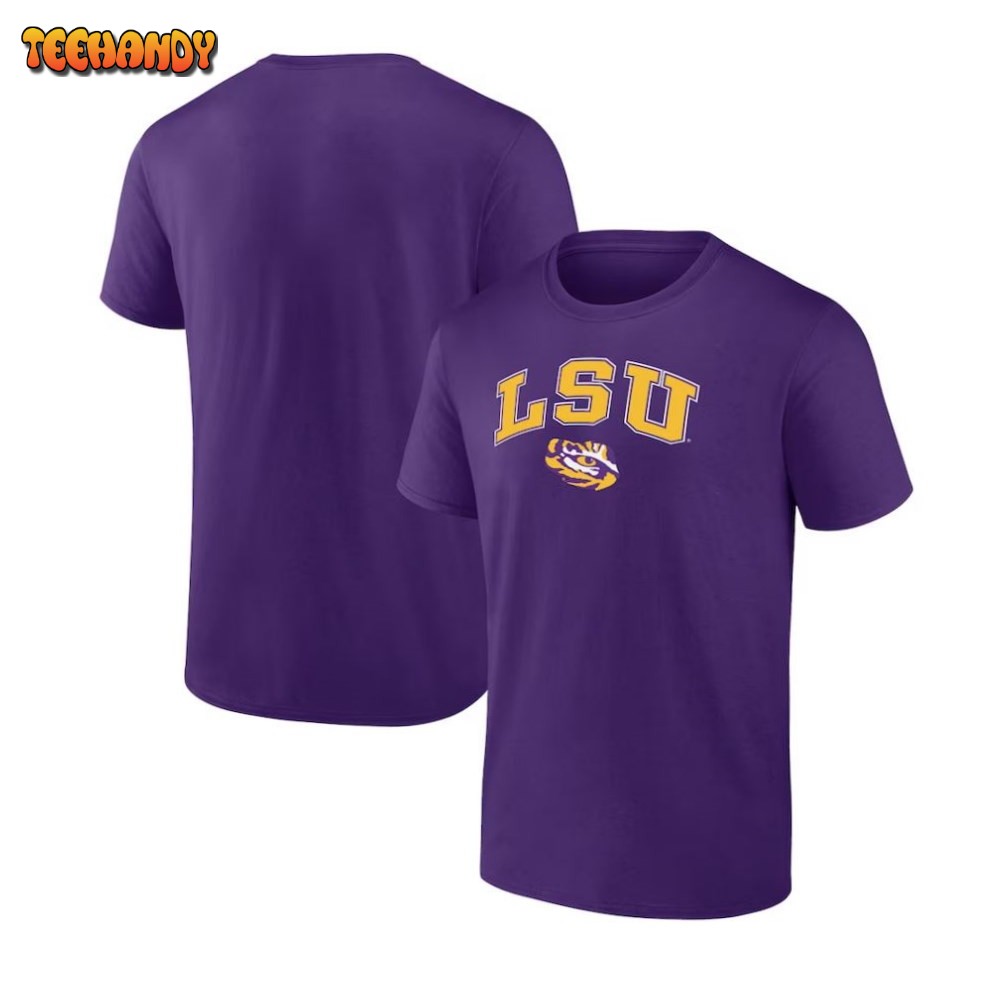 Purple LSU Tigers Campus T-Shirt