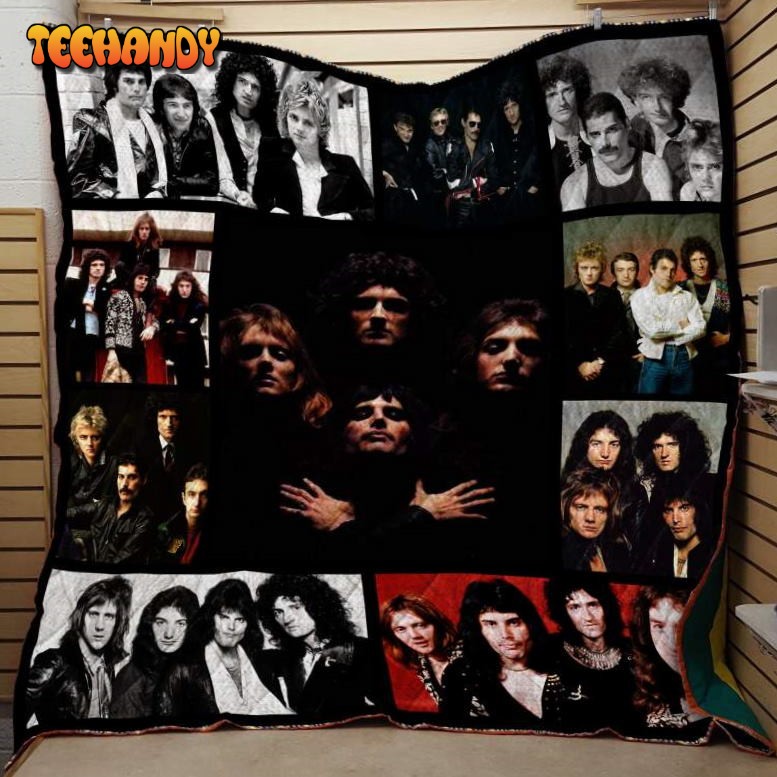 Queen Band Patchwork 3D Customized Quilt Blanket