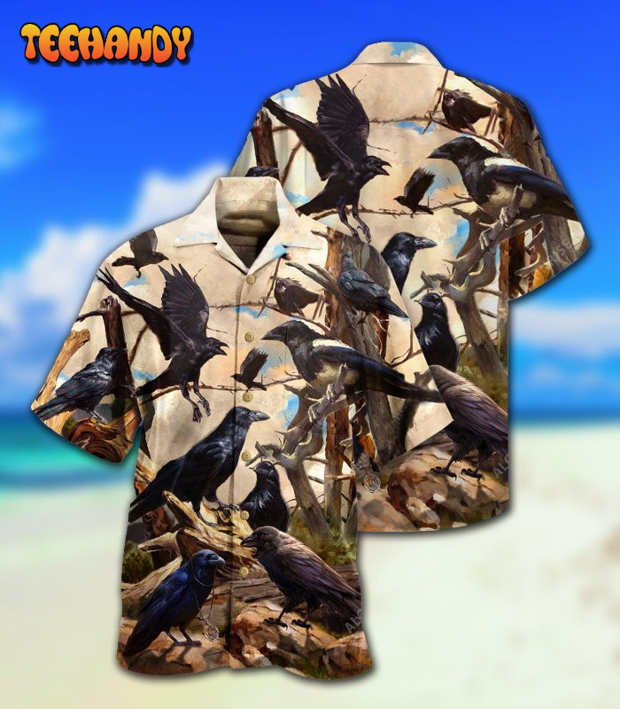 Raven All Crows Are Not Raven Hawaiian Shirt