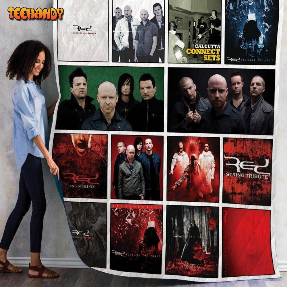 Red Band Albums 3D Customized Quilt Blanket