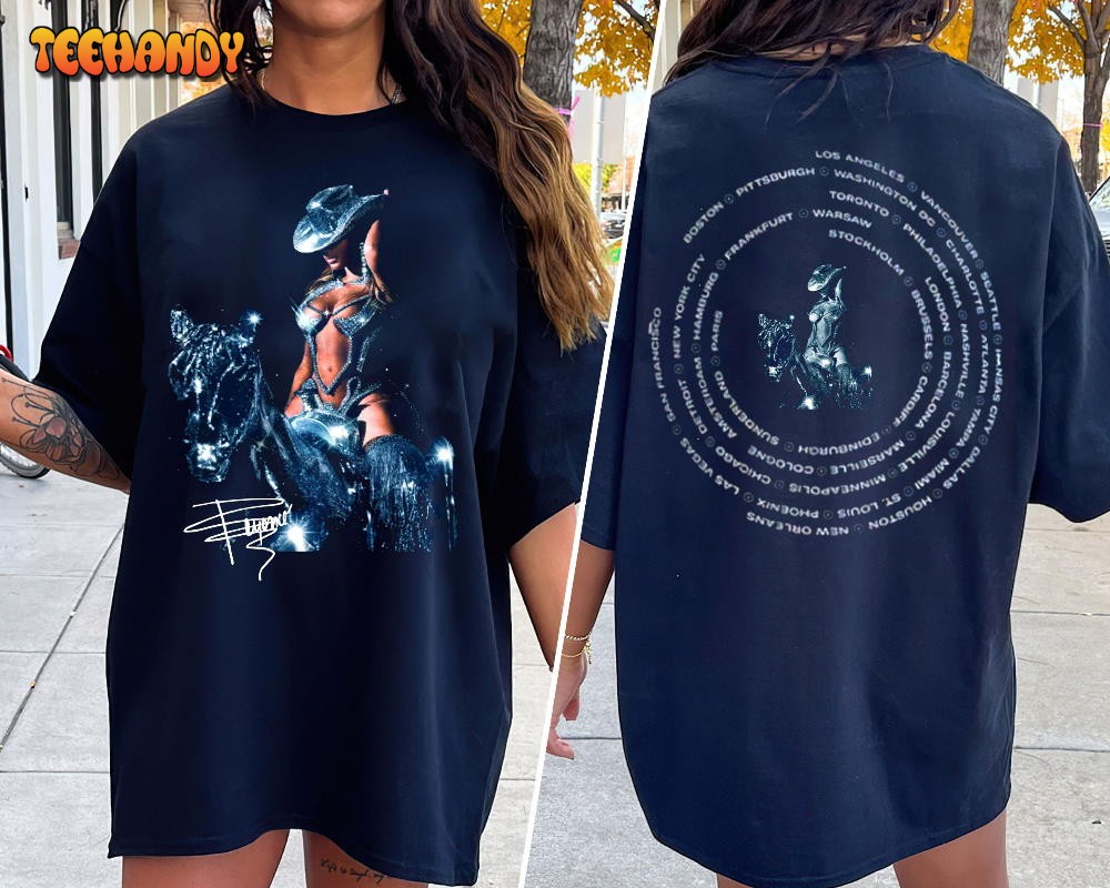 Renaissance Tour 2023 Merch Cowgirl Riding Unisex T Shirt