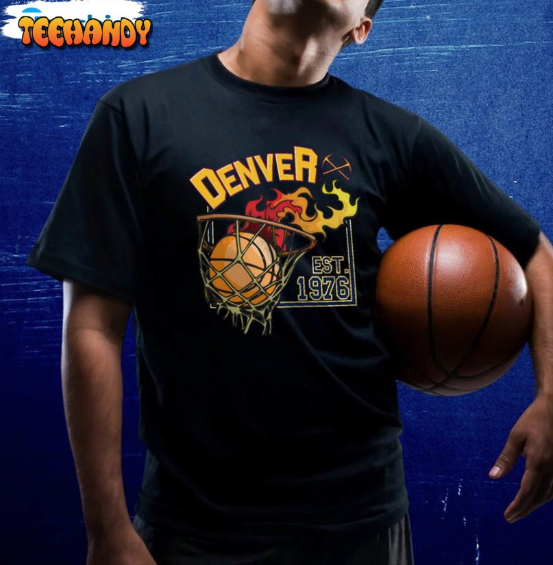 Retro Denver Basketball 1976 Unisex T Shirt