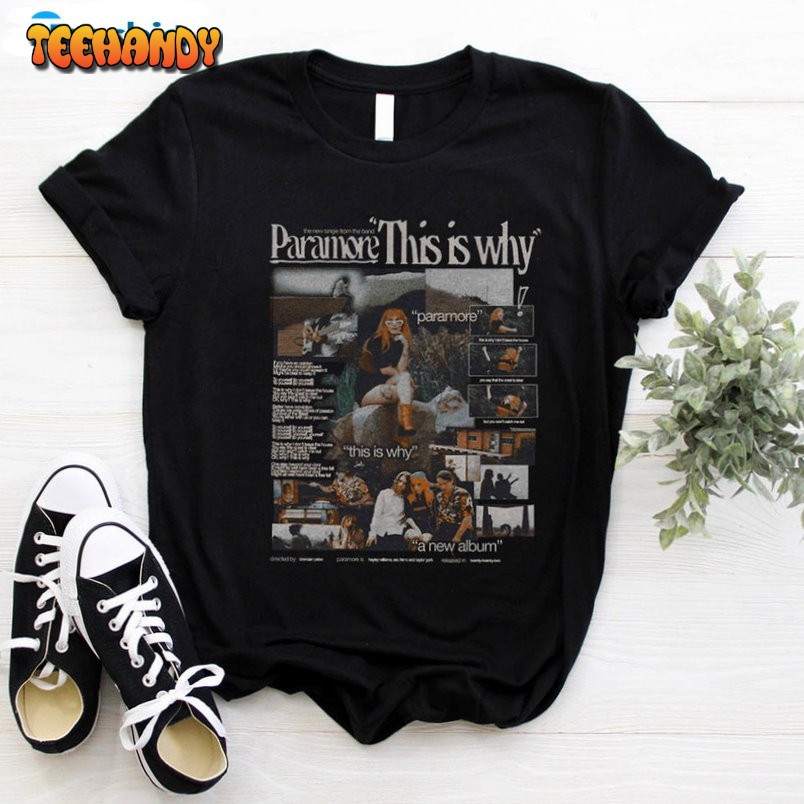 Retro Paramore Rock Band This Is Why Album Shirt