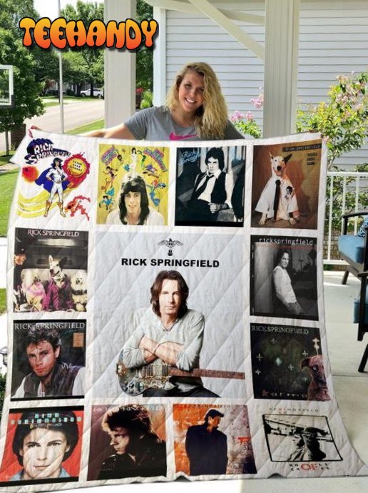 Rick Springfield 3D Customized Quilt Blanket