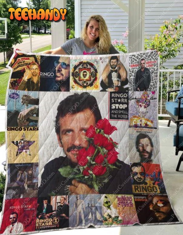 Ringo Starr Albums 3D Customized Quilt Blanket