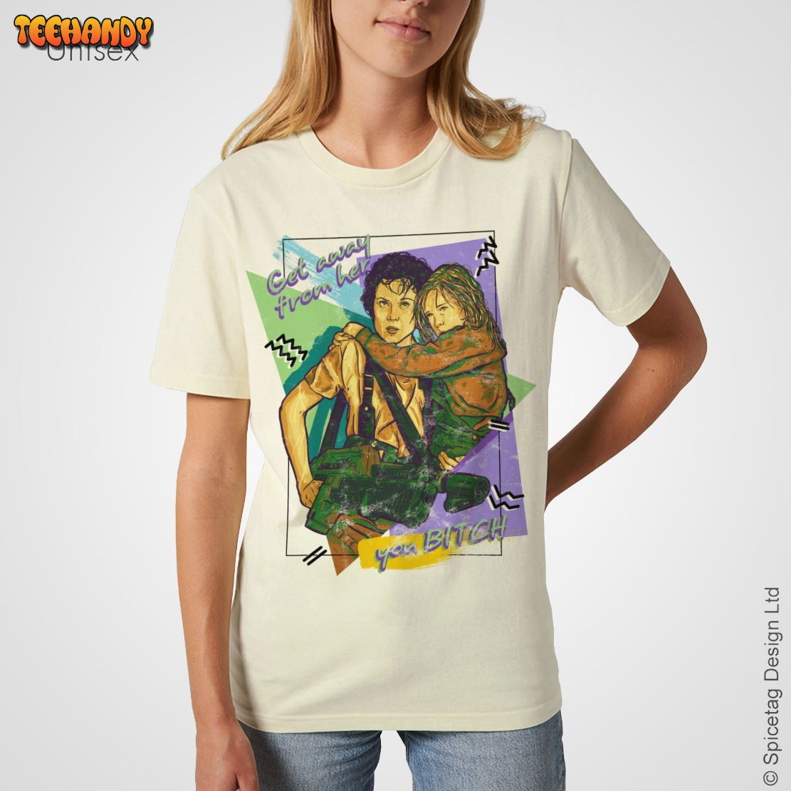 Ripley Organic T-shirt Sci Fi Film 80’s 1980’s Get Away From You Bitch T-shirt