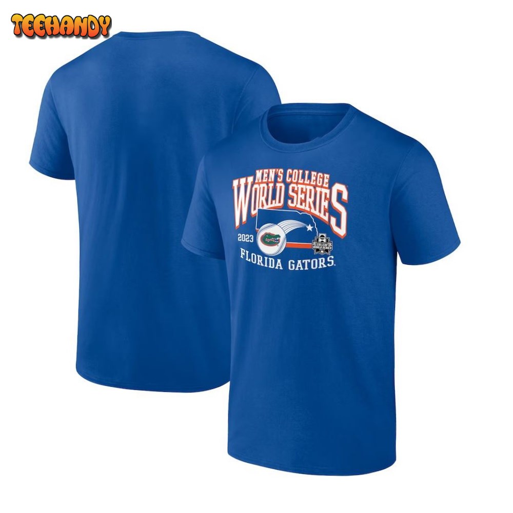 Royal Florida Gators 2023 NCAA Men’s Baseball College World Series T-Shirt