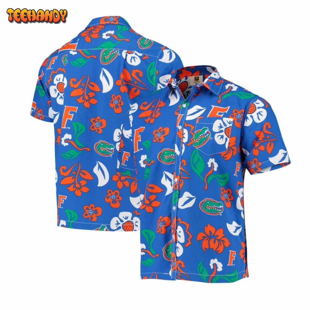 Royal Florida Gators Hawaiian Shirt