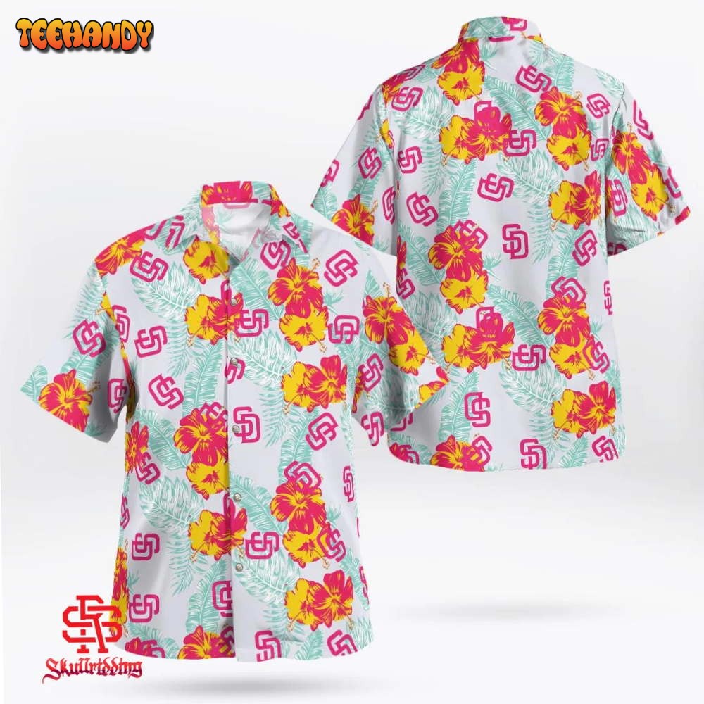 San Diego Padres 2023 Flower Hawaiian Shirt