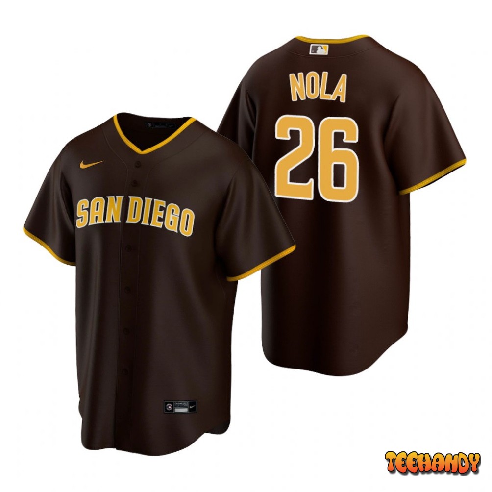 San Diego Padres Austin Nola Brown Road Replica Jersey