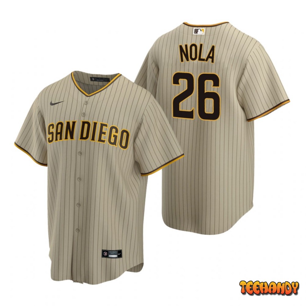 San Diego Padres Austin Nola Tan Alternate Replica Jersey