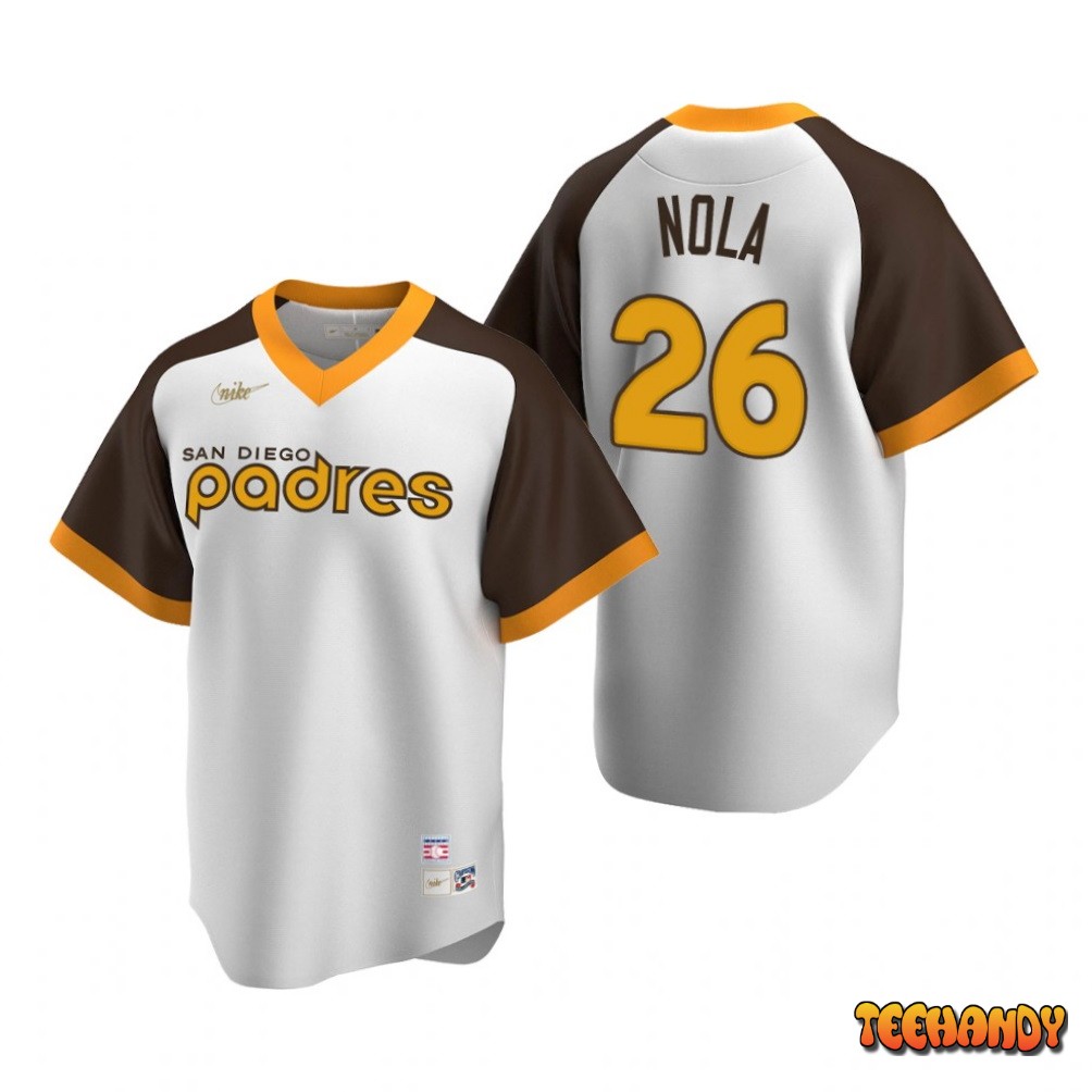 San Diego Padres Austin Nola White Cooperstown Collection Jersey