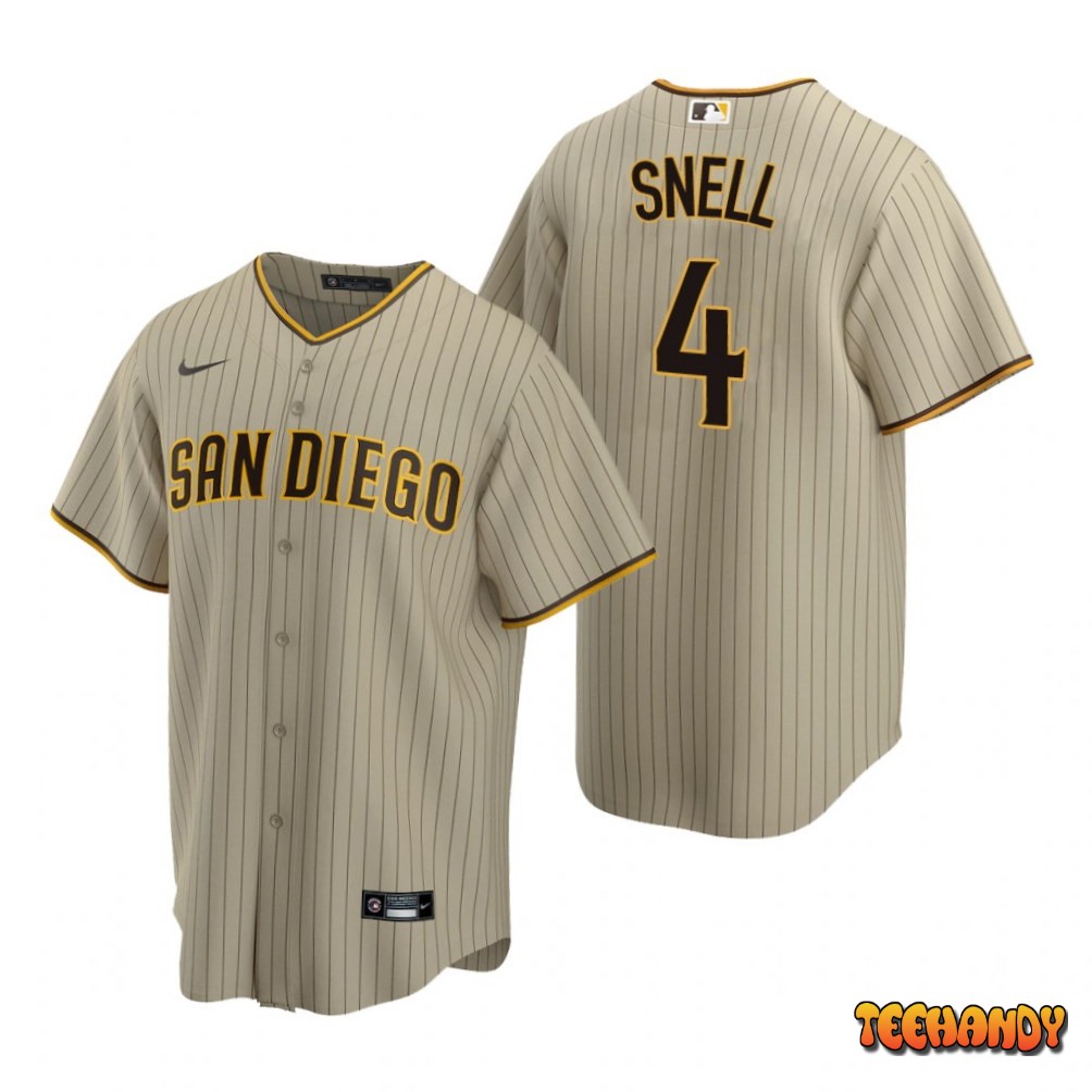 San Diego Padres Blake Snell Tan Alternate Replica Jersey