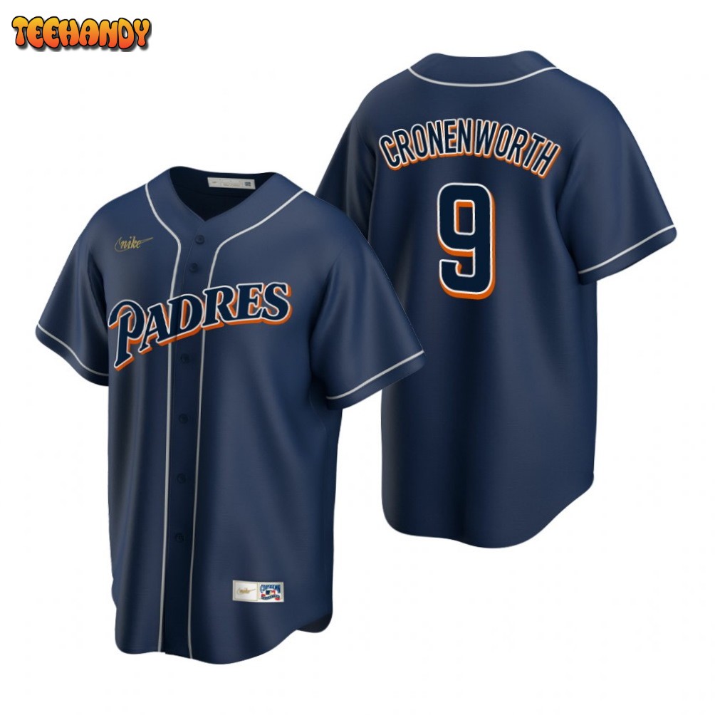 San Diego Padres Jake Cronenworth Navy Cooperstown Collection Jersey