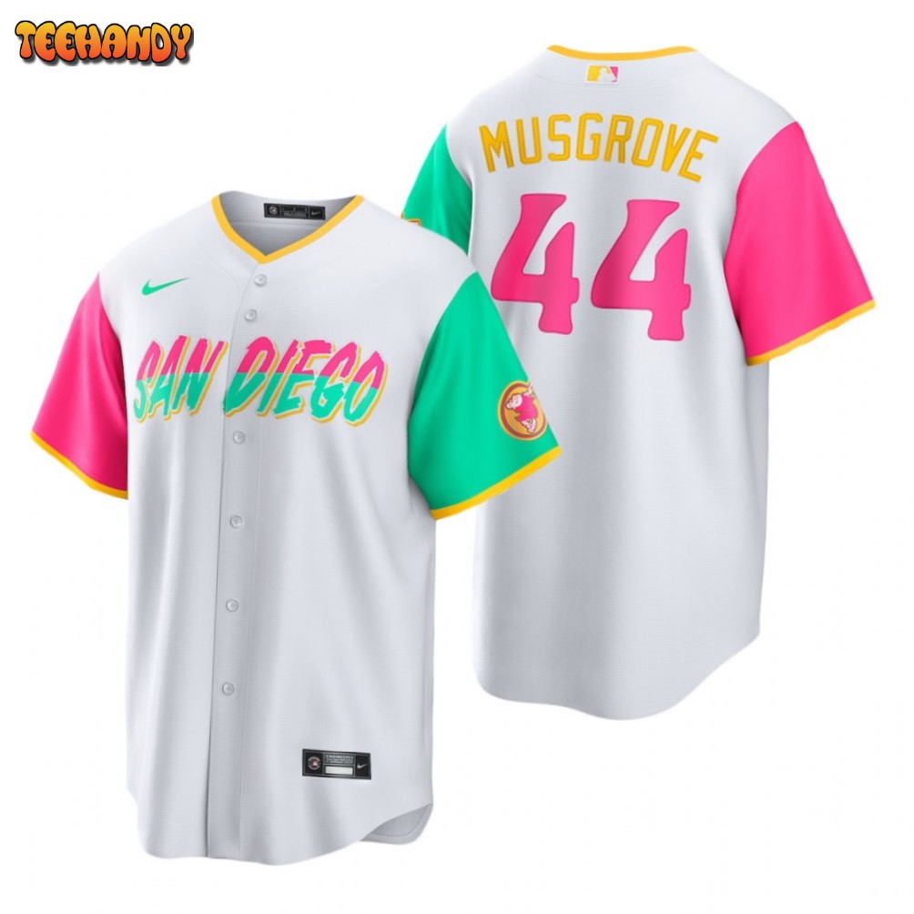 Youth Joe Musgrove San Diego Padres Replica White 2022 City Connect Jersey