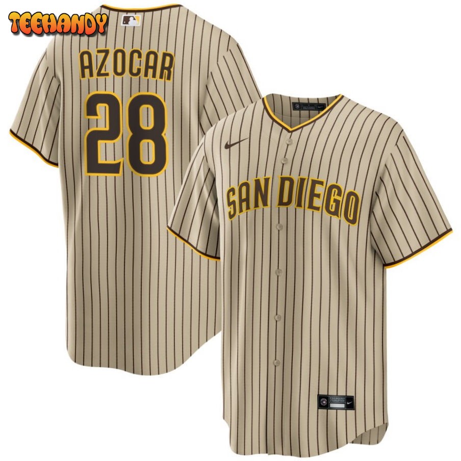 San Diego Padres Jose Azocar Tan Alternate Replica Jersey