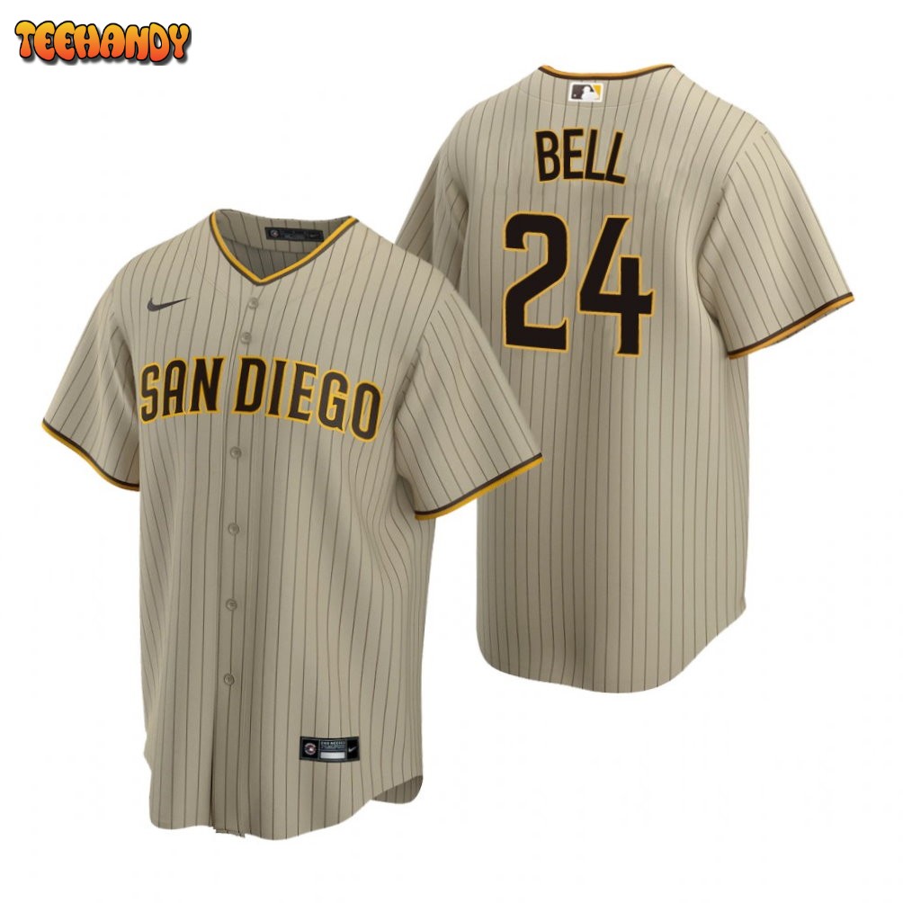 San Diego Padres Josh Bell Sand Brown Alternate Replica Jersey