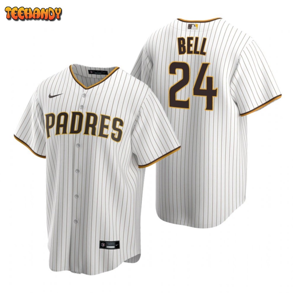 San Diego Padres Josh Bell White Home Replica Jersey