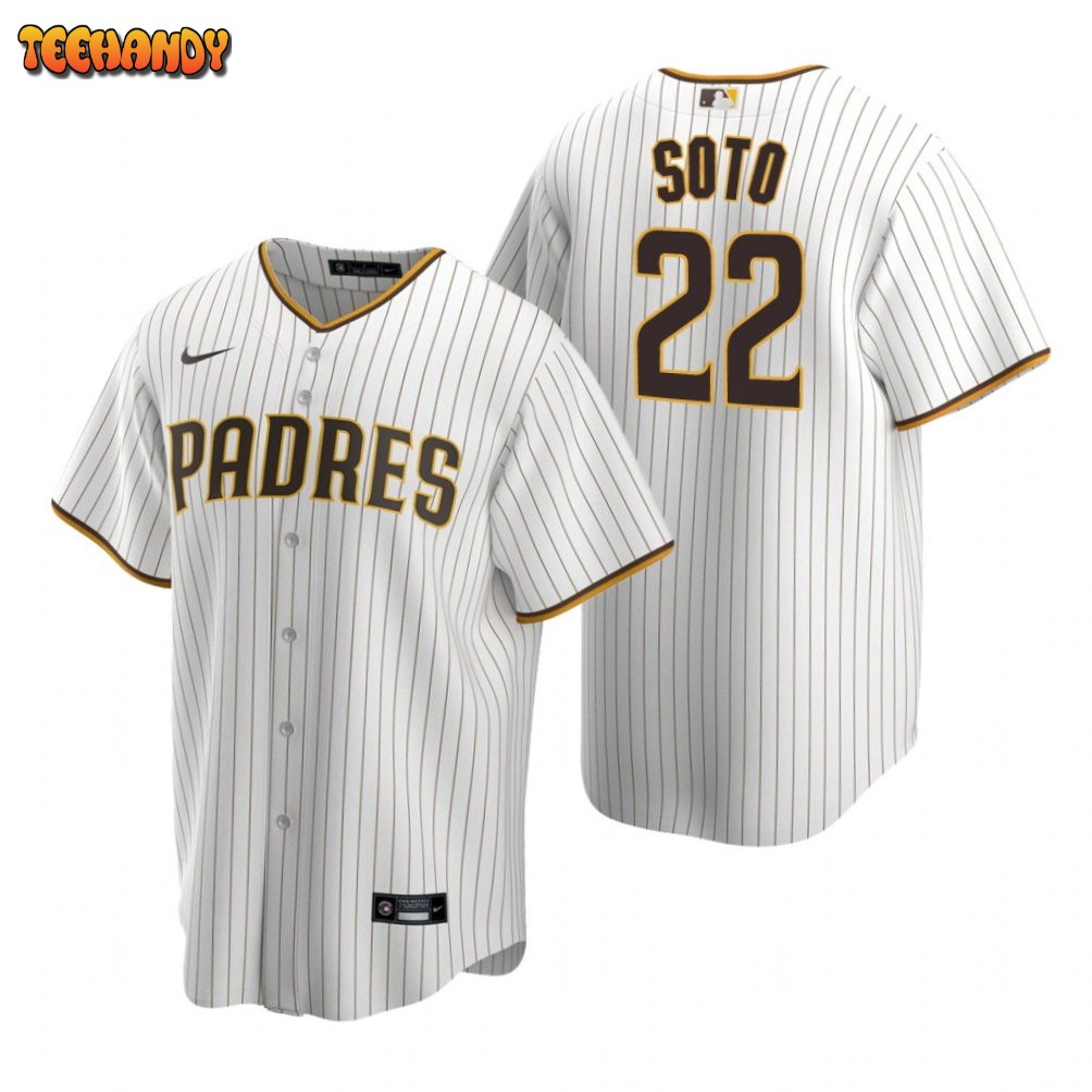 San Diego Padres Juan Soto White Home Replica Jersey