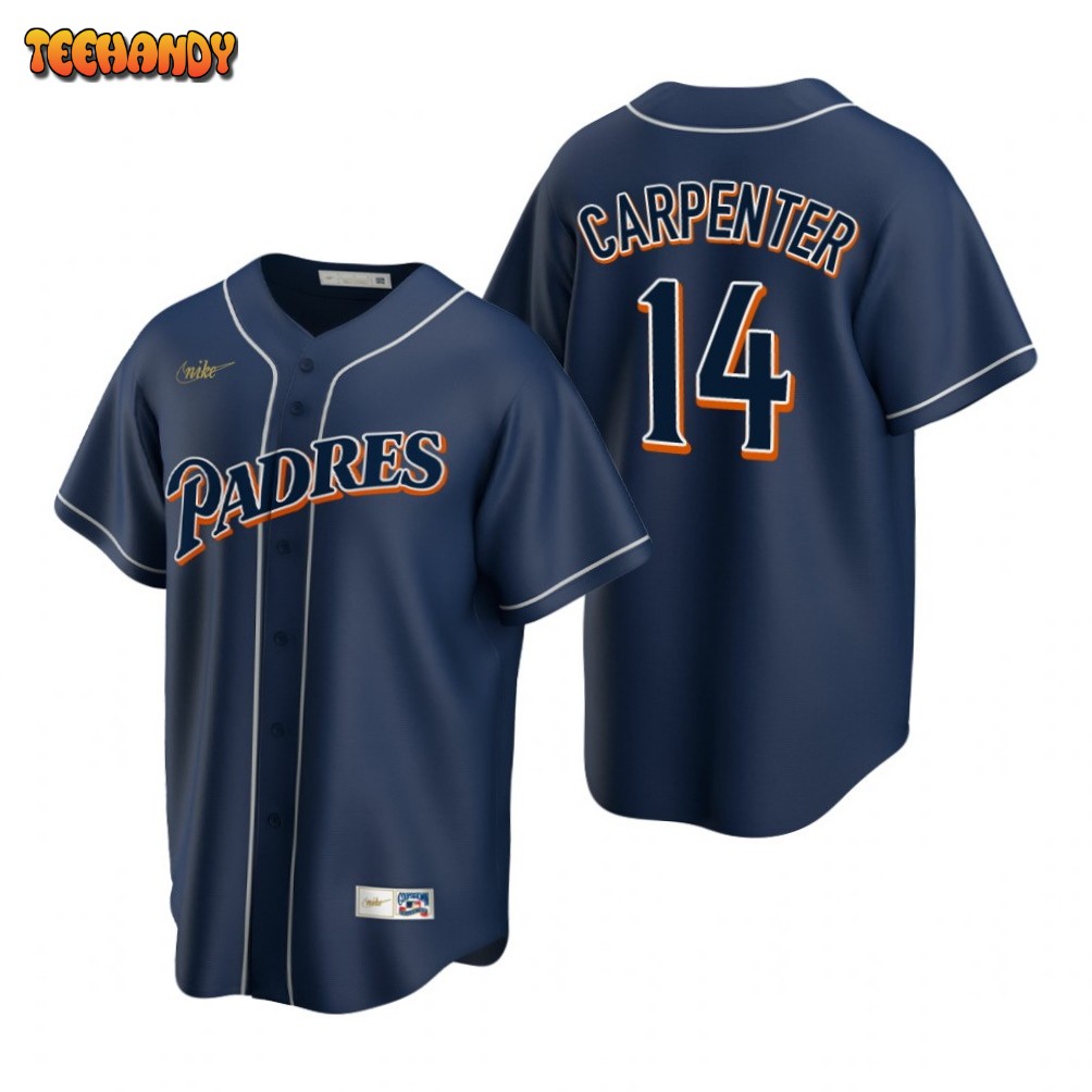 San Diego Padres Matt Carpenter Navy Cooperstown Collection Jersey