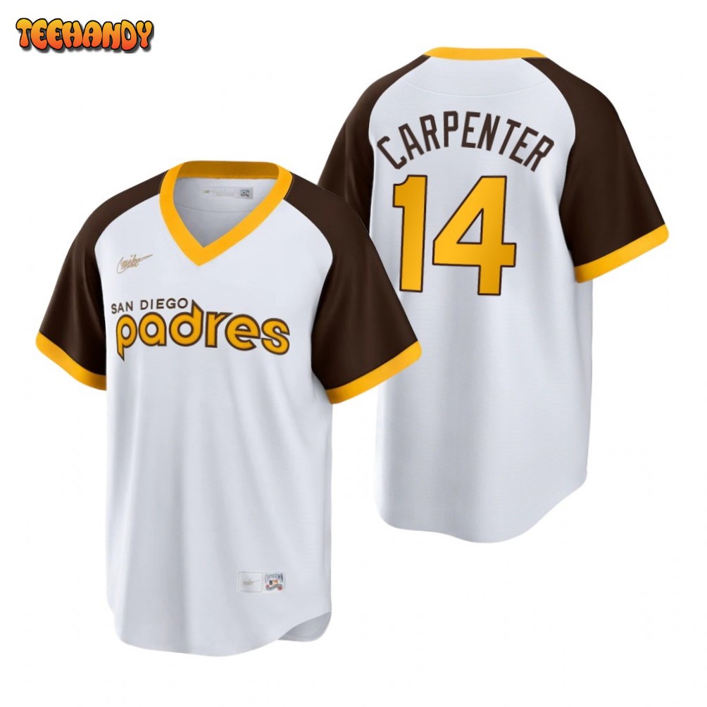 San Diego Padres Matt Carpenter White Cooperstown Collection Jersey