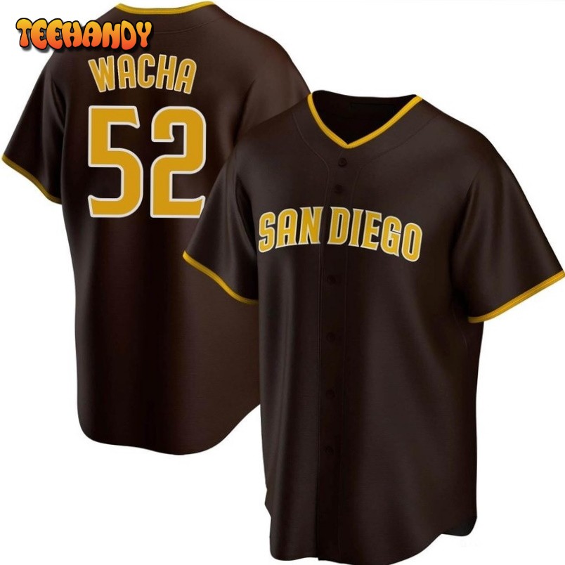 San Diego Padres Michael Wacha Brown Road Replica Jersey