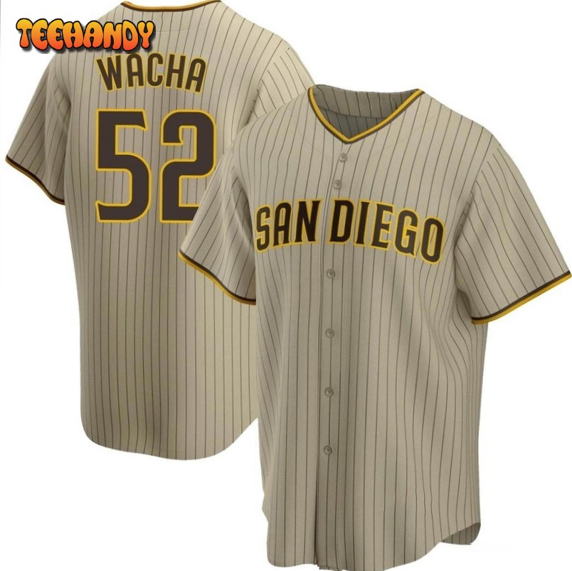 San Diego Padres Michael Wacha Tan Alternate Replica Jersey