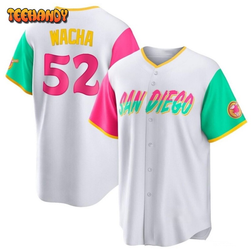 San Diego Padres Michael Wacha White 2022 City Connect Replica Jersey