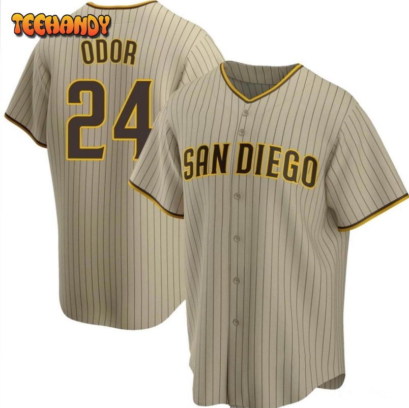 San Diego Padres Rougned Odor Tan Alternate Replica Jersey