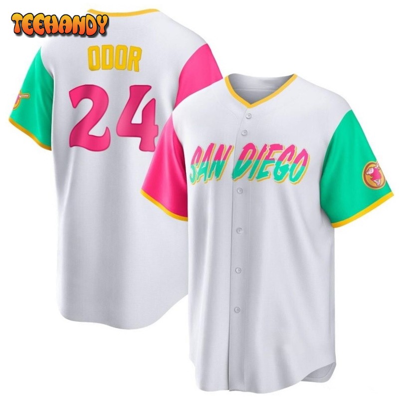 San Diego Padres Rougned Odor White 2022 City Connect Replica Jersey