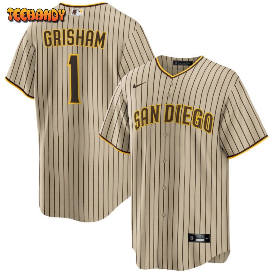 San Diego Padres Trent Grisham Tan Alternate Replica Jersey